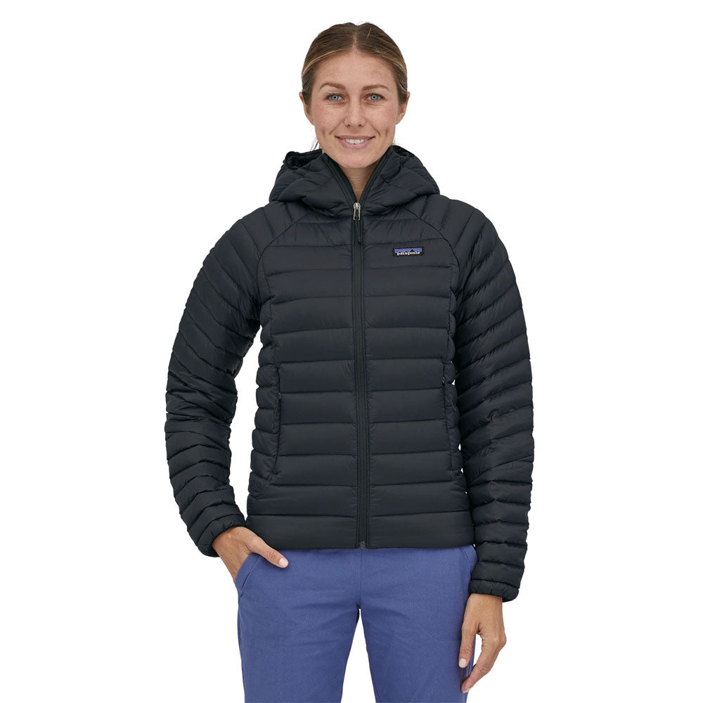 Patagonia Womens Down Sweater Hoody Black