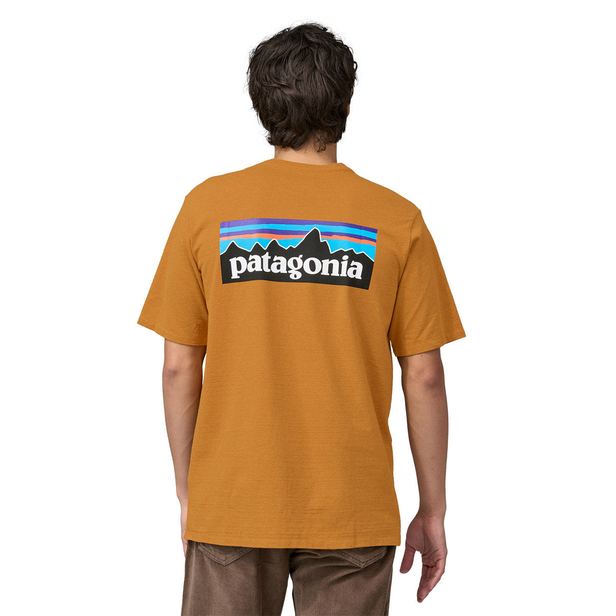 Patagonia Men's P-6 Logo Responsibili-Tee Dried ango / M