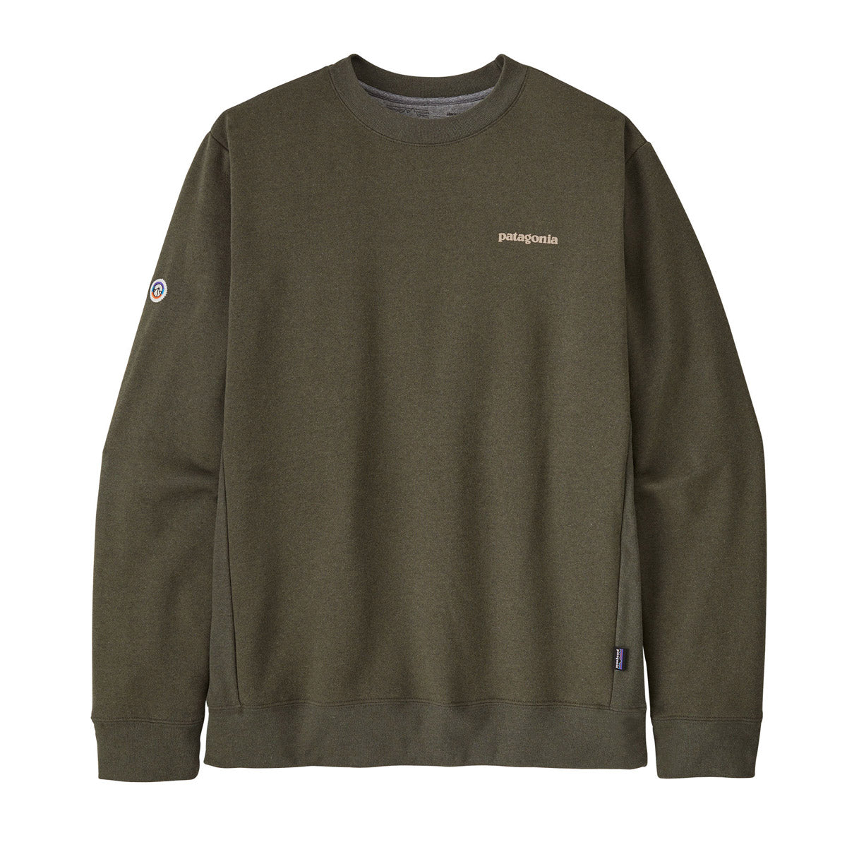 Patagonia Men's Fitz Roy Icon Uprisal Crew Sweatshirt Basin Green