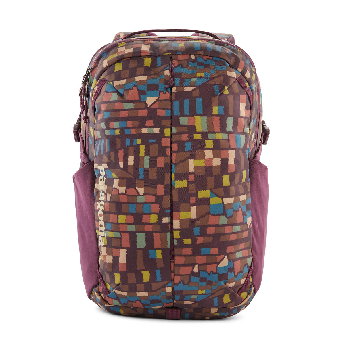 Patagonia Refugio Daypack 26L Fitz Roy Patchwork: Night Plum