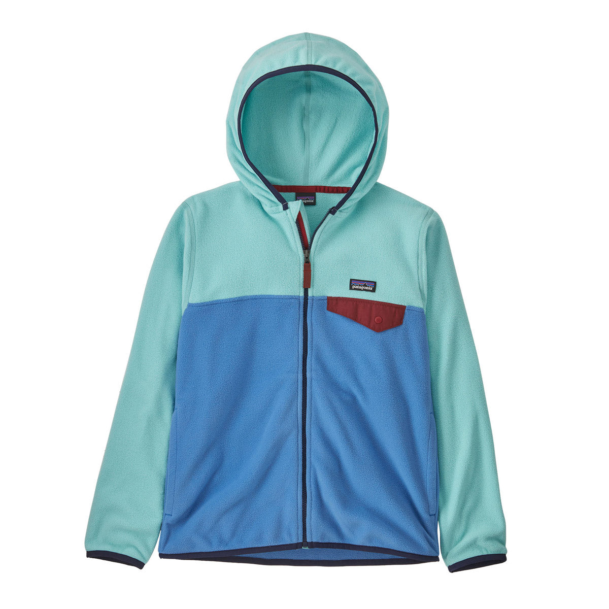 Patagonia Kids' Micro D Snap-T Jacket Blue Bird
