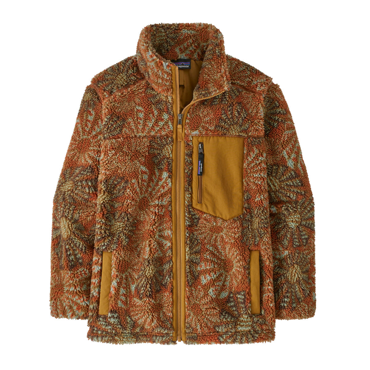 Patagonia Women&#39;s Retro-X Coat Sun Wave: Raptor Brown