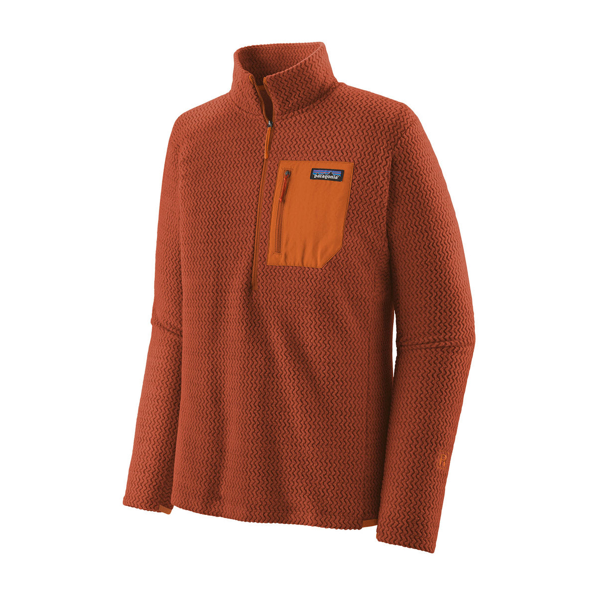 Patagonia Men&#39;s R1 Air Zip Neck Burnished Red