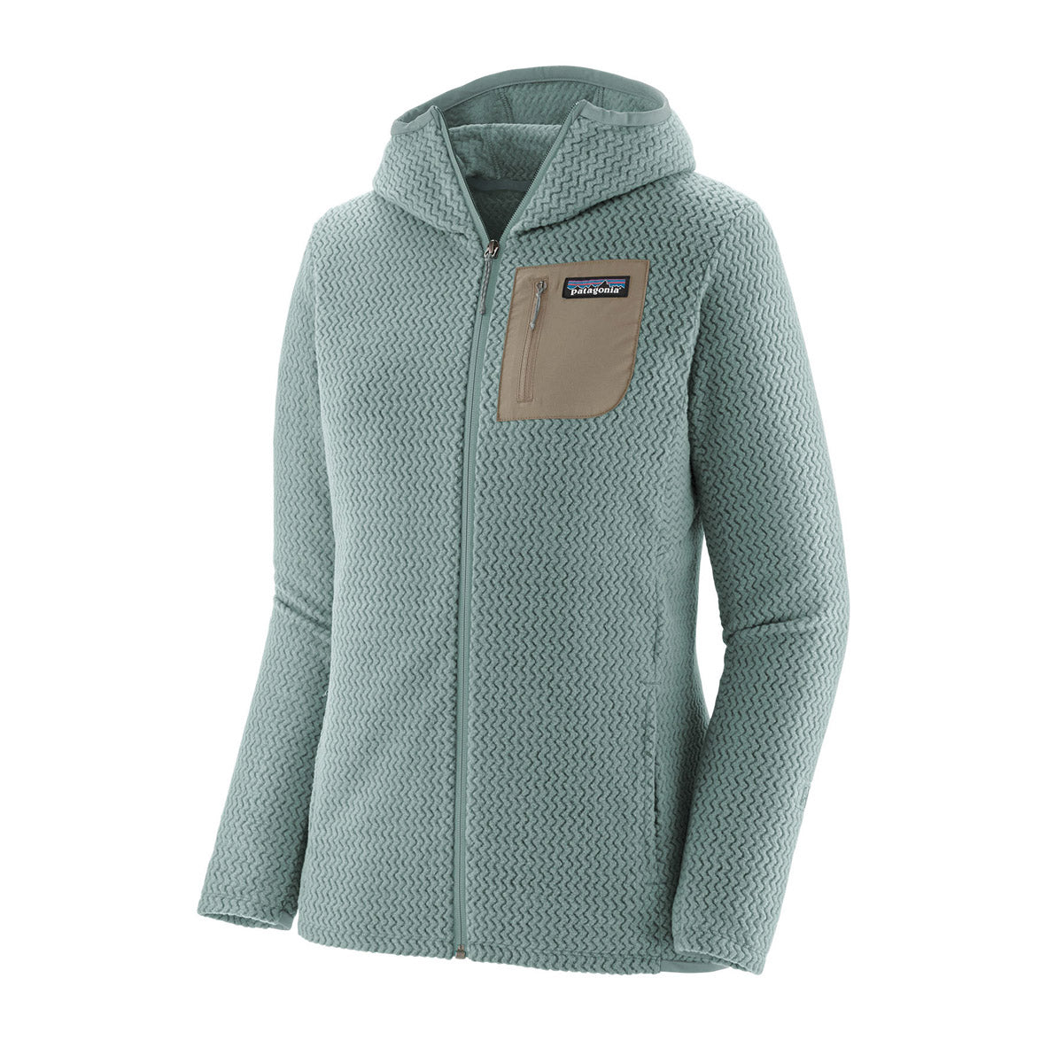 Patagonia Women&#39;s R1 Air Full-Zip Hoody Thermal Blue