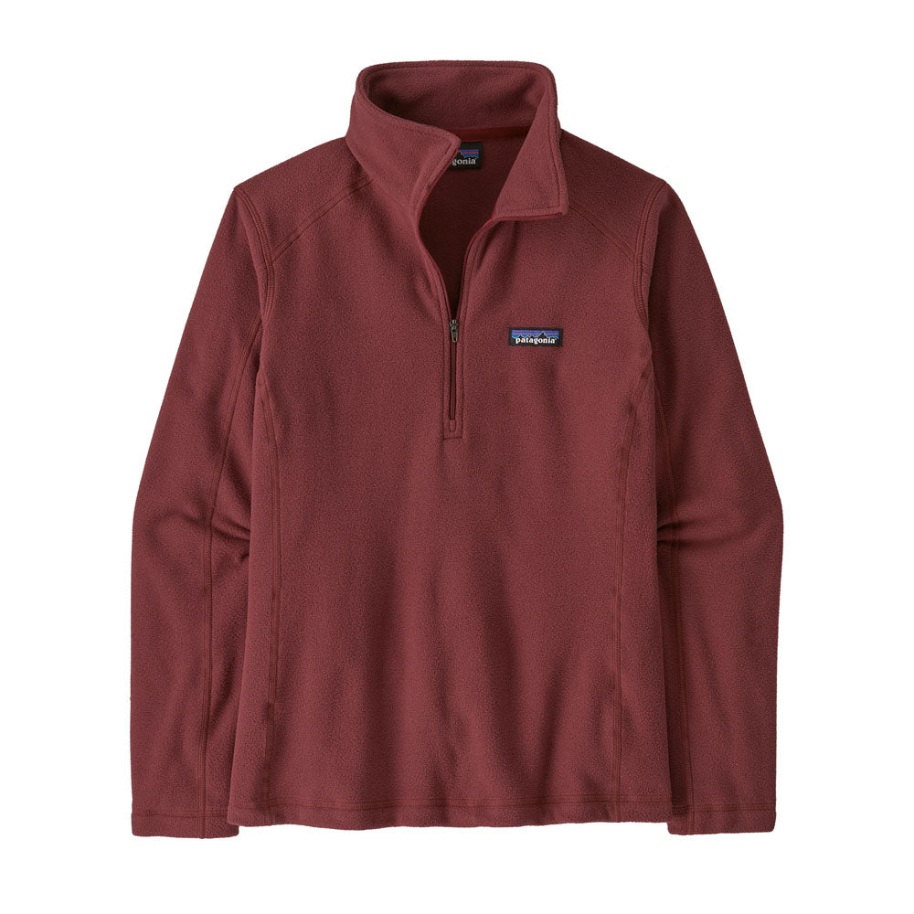 Patagonia Womens Micro D 1/4 Zip equoia Red / S