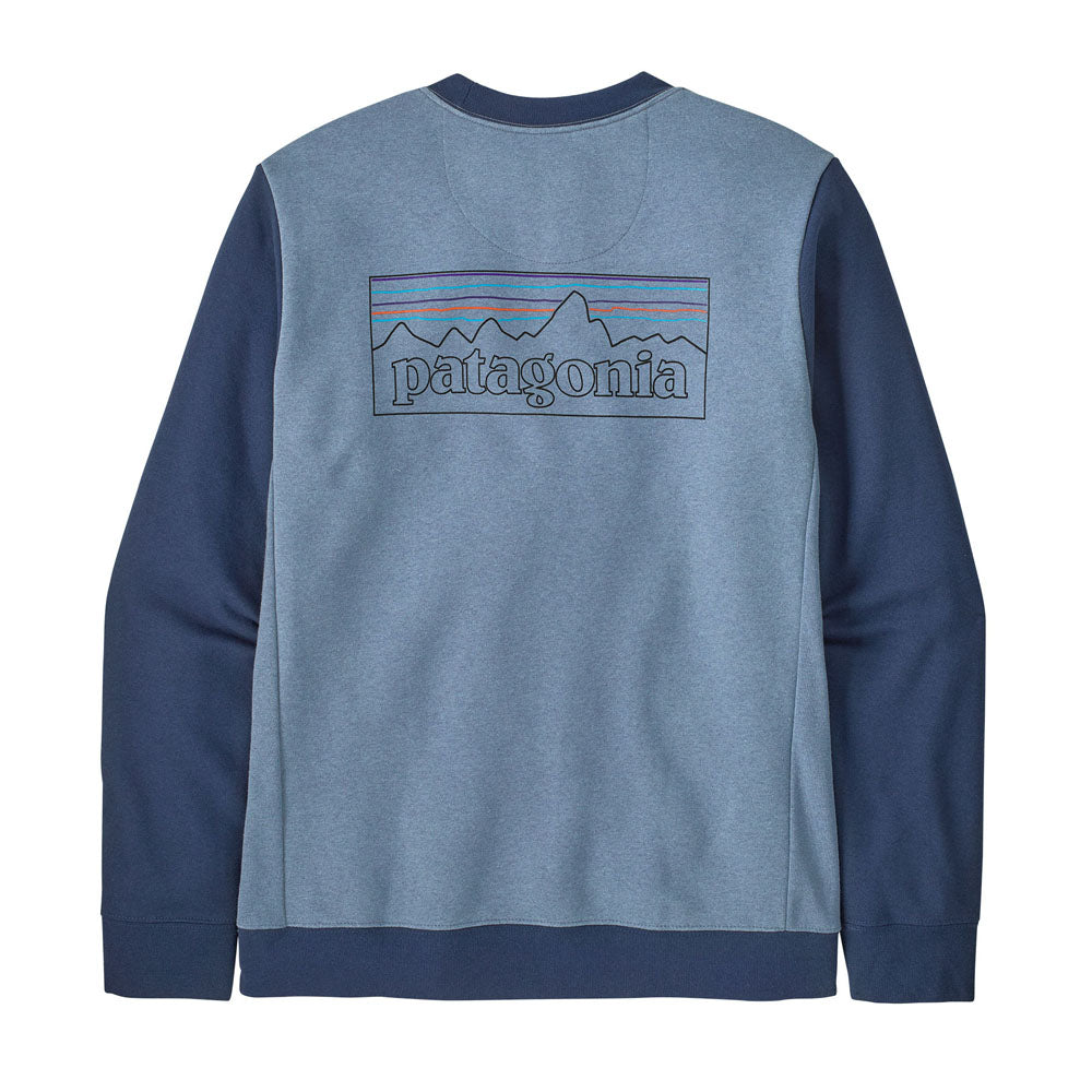 Patagonia P-6 Logo Uprisal Crew Sweatshirt P-6 Outline: Barnacle Blue