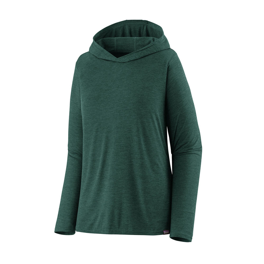 Patagonia Womens Capilene Cool Daily Hoody Cascade Green - ight Cascade Green X-Dye / L