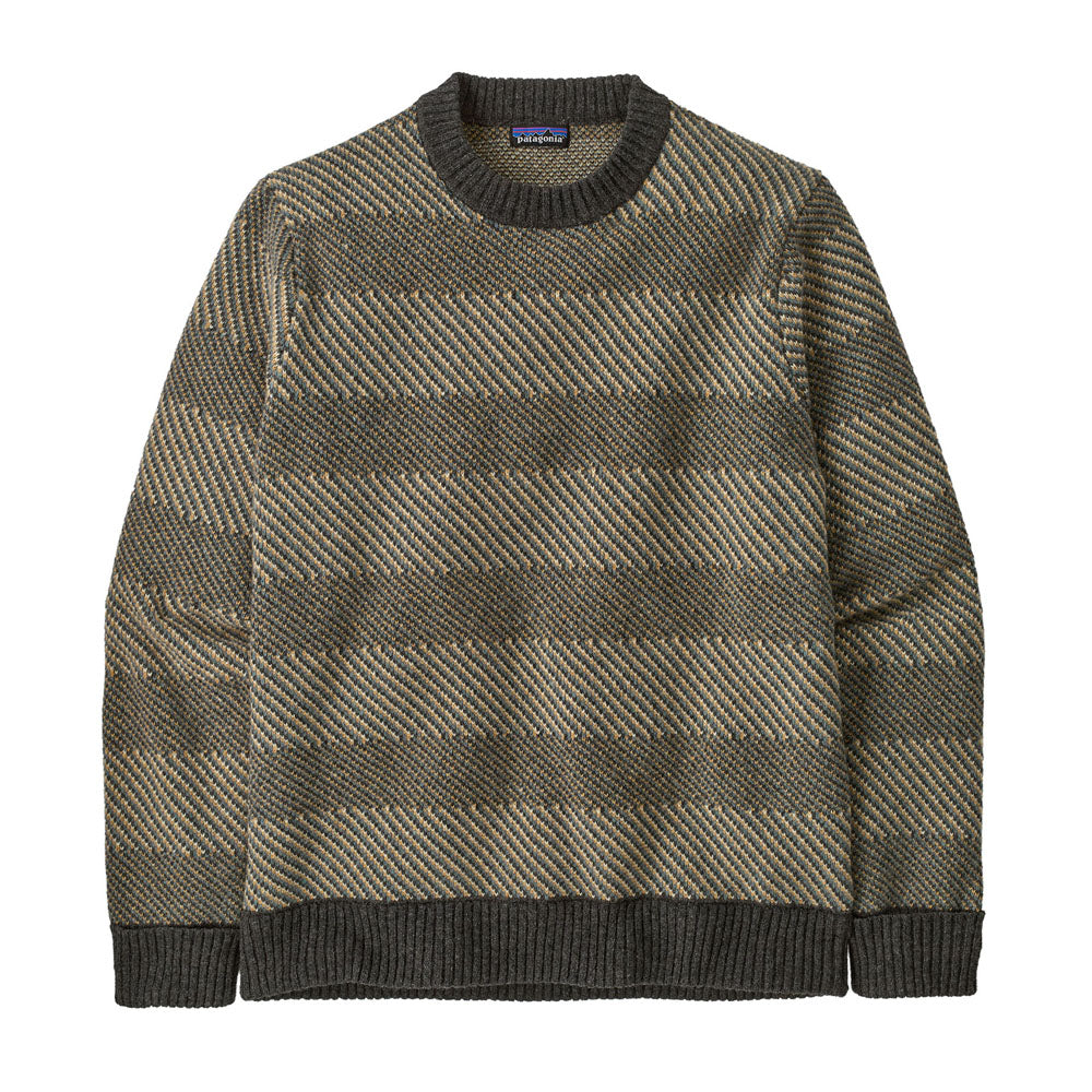 Patagonia Mens Recycled Wool-Blend Sweater Longshore: Forge Grey