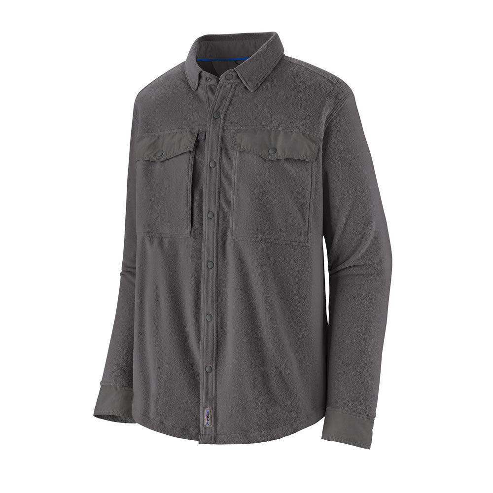 Patagonia Mens Long-Sleeved Early Rise Snap Shirt Forge Grey