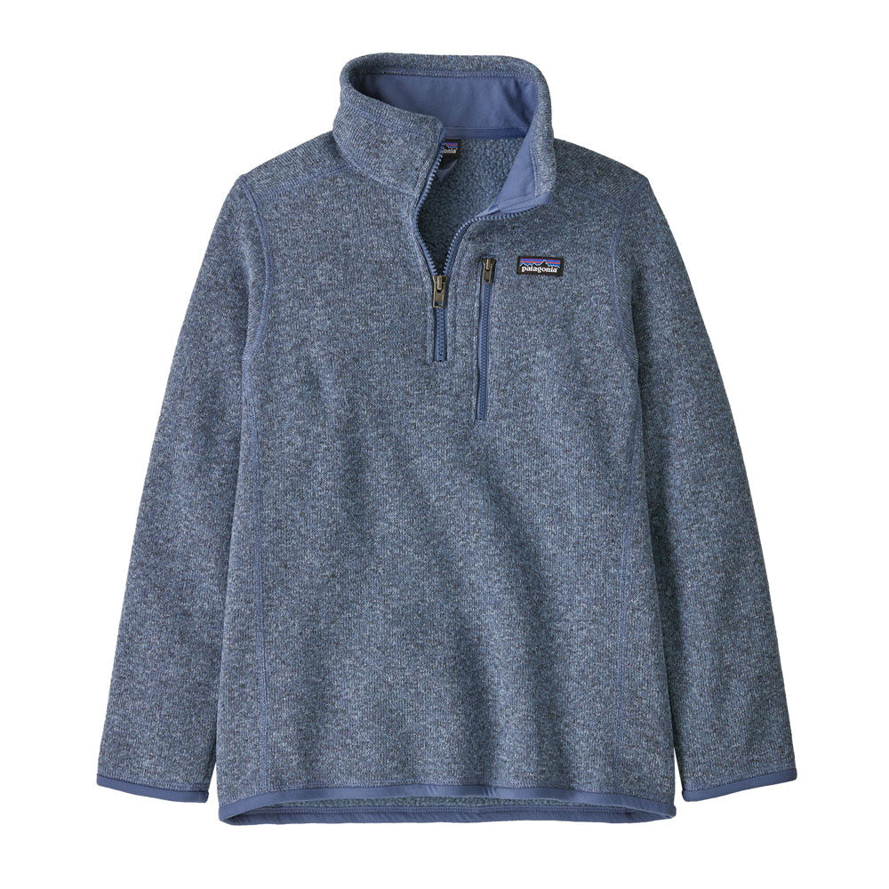 Patagonia Kids Better Sweater 1/4 Zip Barnacle Blue