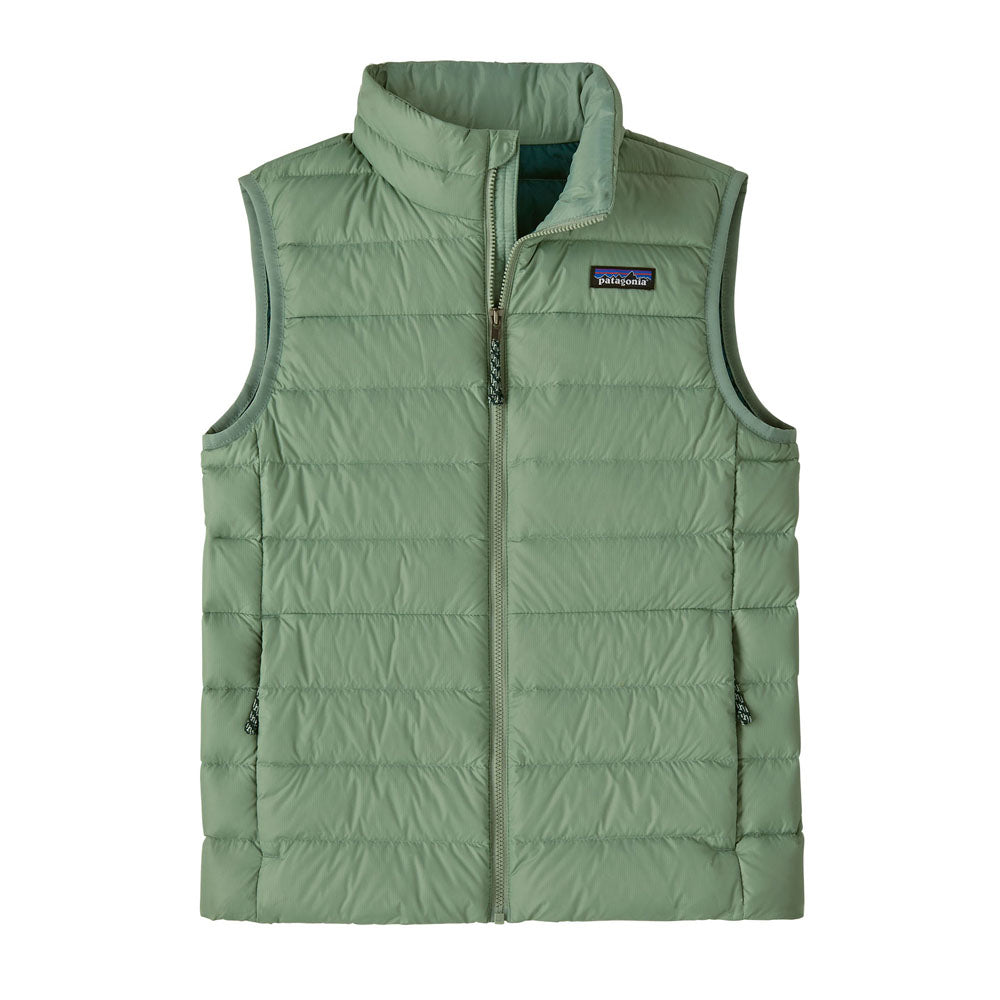Patagonia Kids Down Sweater Vest Ellwood Green