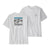 Patagonia Men's Line Logo Ridge Pullovercket Responsibili-Tee White