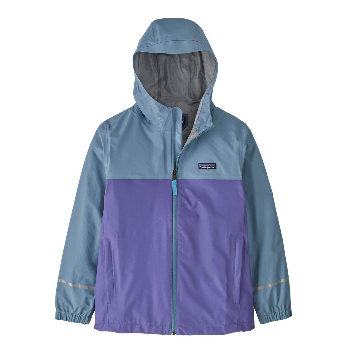 Patagonia Kids' Torrentshell 3L Rain Jacket Light Plume Grey