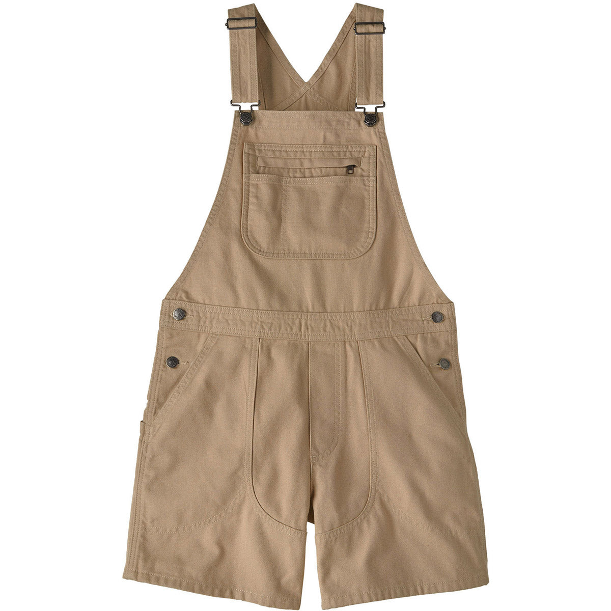 Patagonia Women&#39;s Stand Up Overalls - 5&quot; Oar Tan