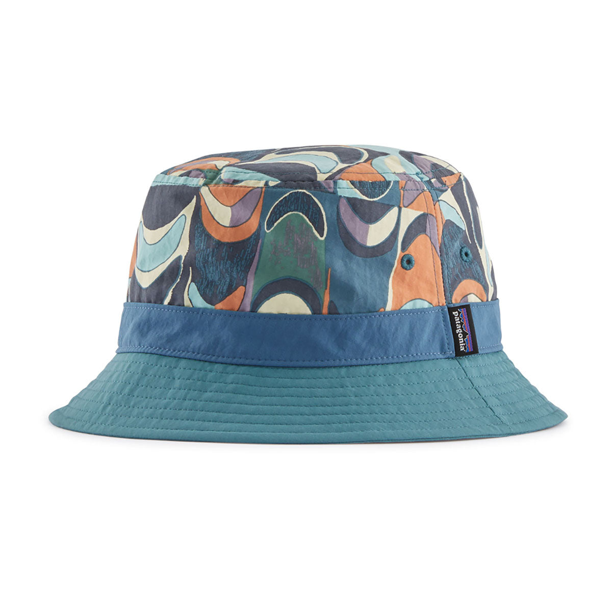 Patagonia Wavefarer Bucket Hat wallowtail Geo: Still Blue / S