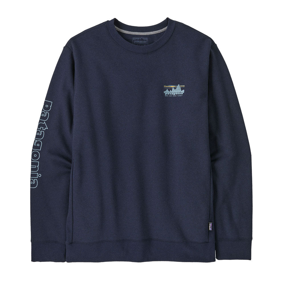 Patagonia 73 Skyline Uprisal Crew Sweatshirt New Navy
