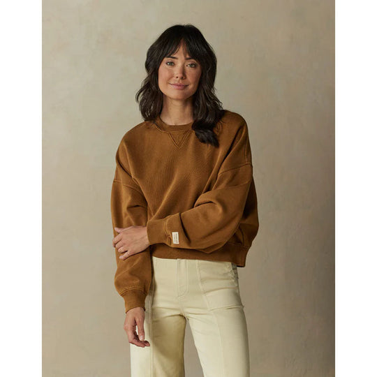 Women's Jackie Premium Fleece Vintage Crewneck