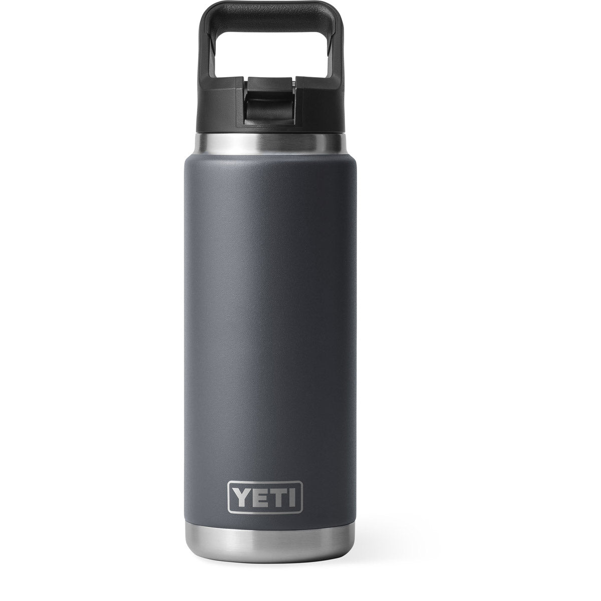 Yeti Rambler 26 oz Straw Bottle Charcoal