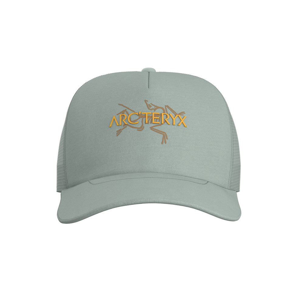 Arcteryx Bird Word Trucker Hat Trail Magic