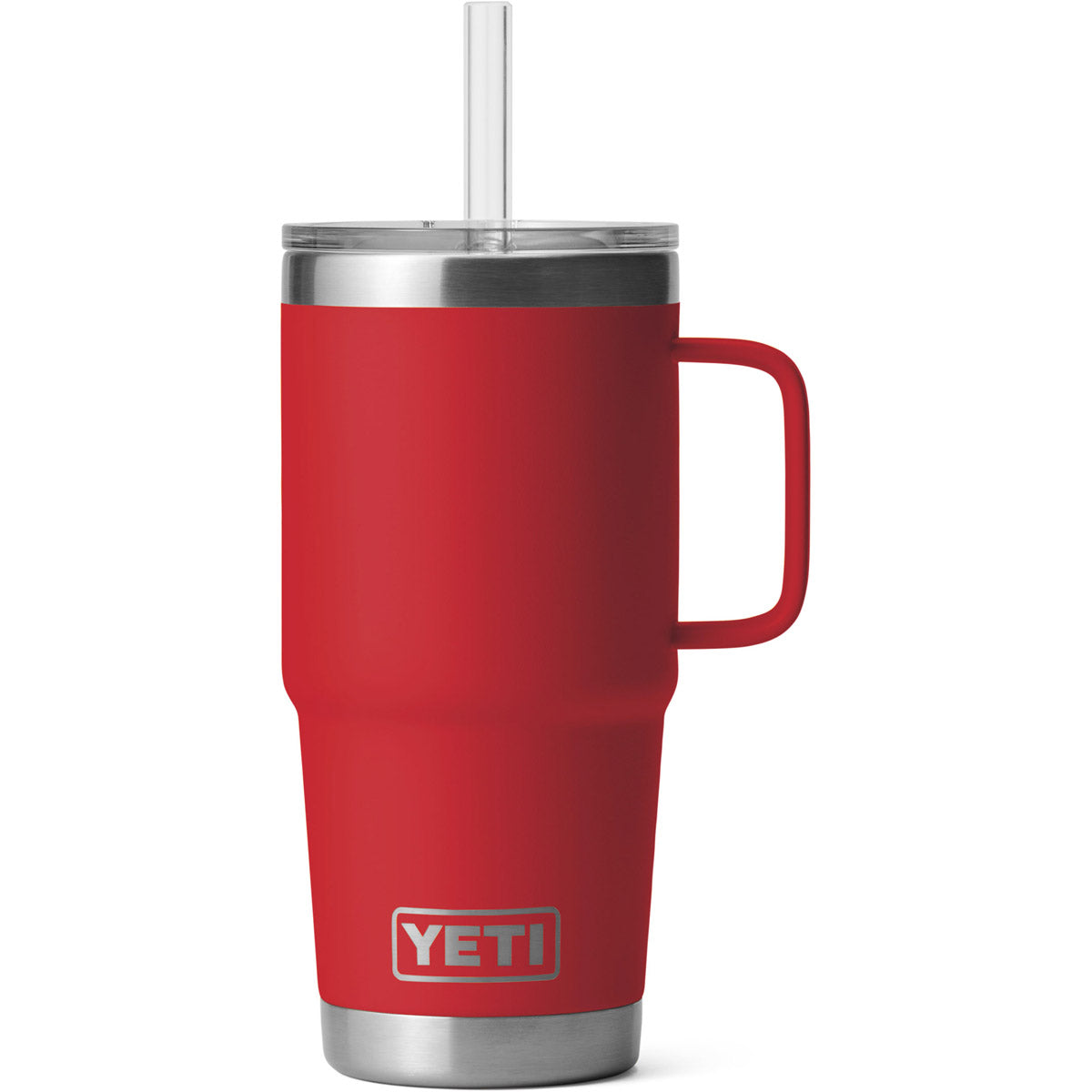 Yeti Rambler 25oz Straw Mug Rescue Red
