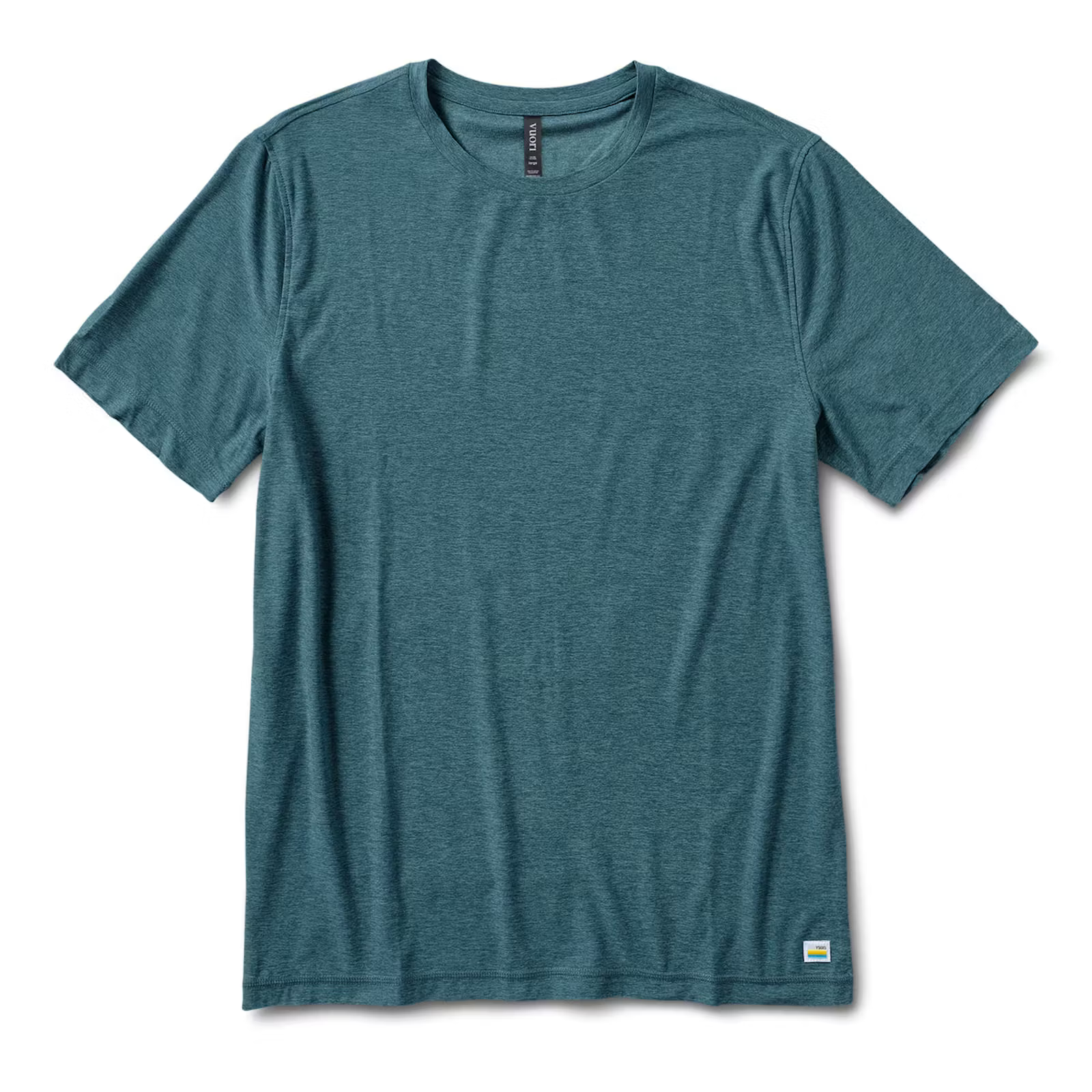 Vuori Men's Strato Tech Tee HBE Beryl Heather