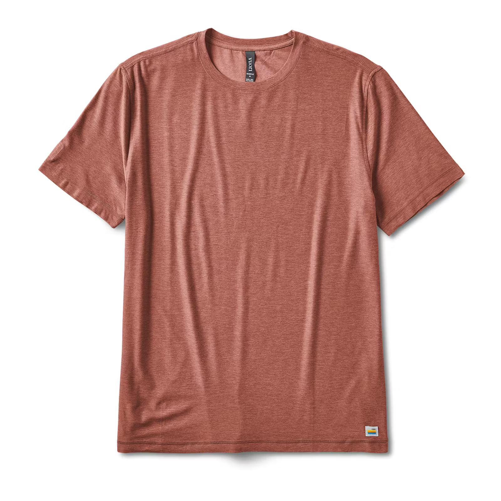 Vuori Men's Strato Tech Tee HCO Copper Heather