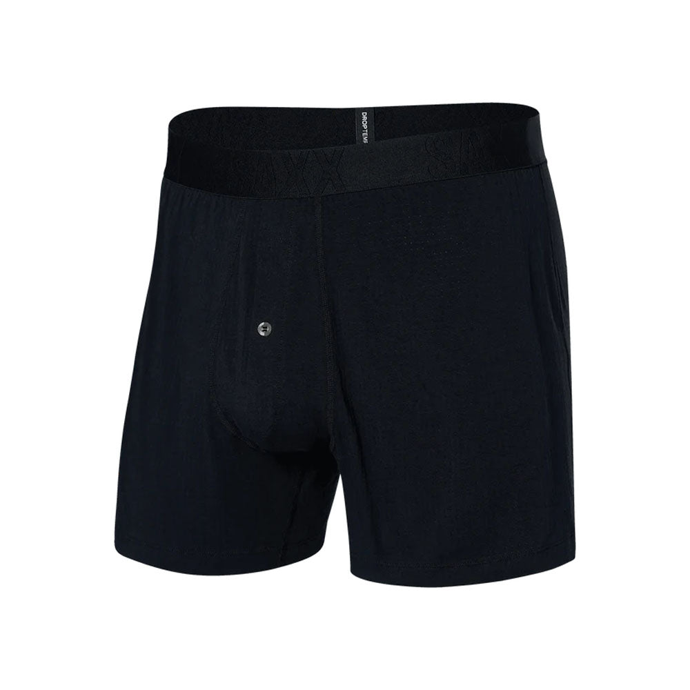 Saxx Underwear Co. Men&#39;s DropTemp Cooling Sleep Boxer BLK Black
