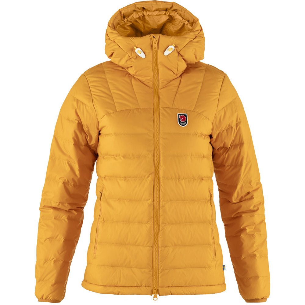 Fjallraven Women's Expedition Pack Down Hoodie Mustard Yellow