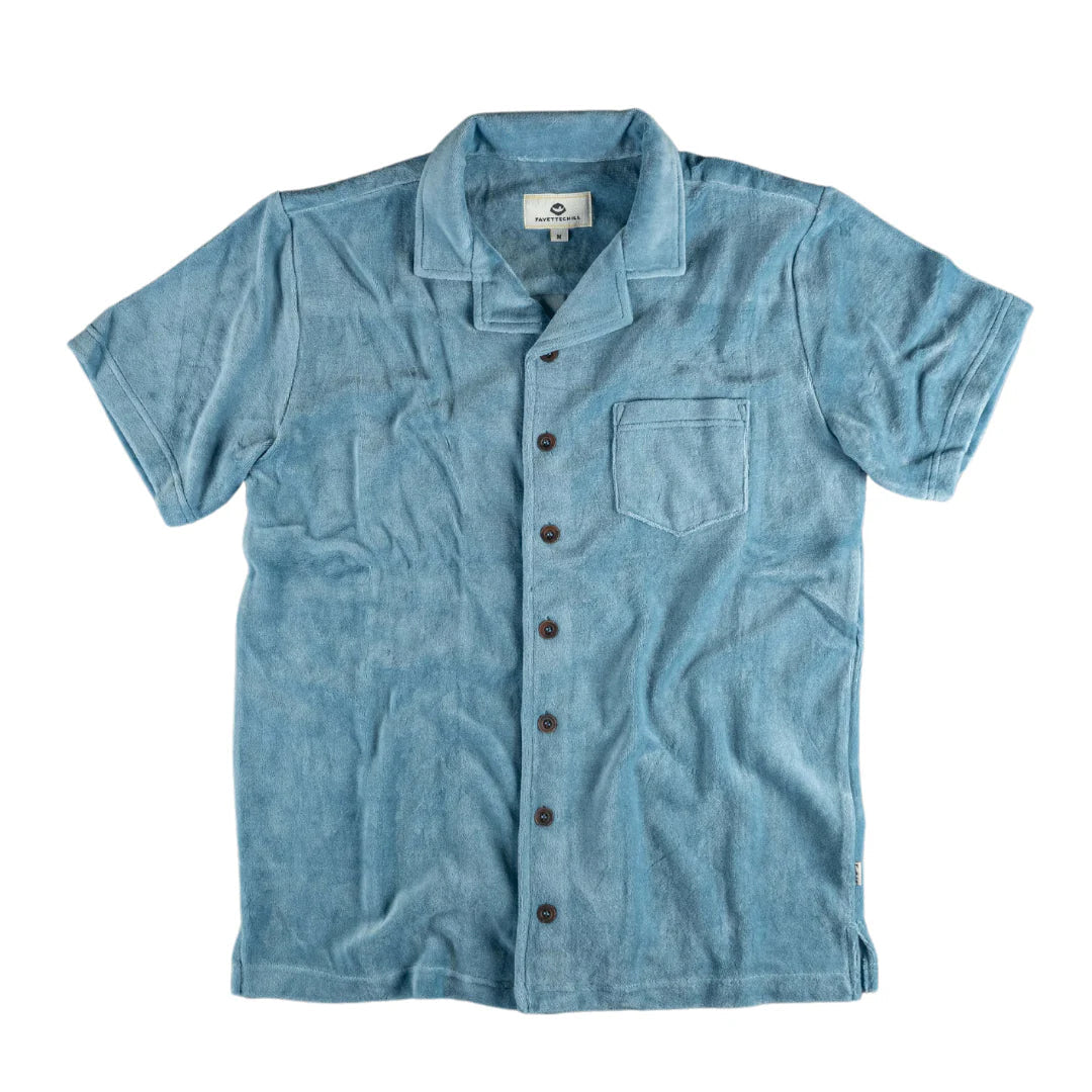 Fayettechill Men&#39;s Greers Terry Shirt Icy Blue