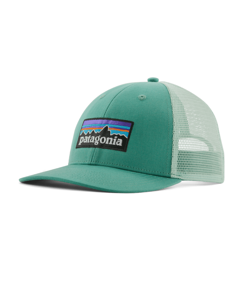 Patagonia P-6 Logo LoPro Trucker Hat HTLG Heartleaf Green
