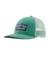 Patagonia P-6 Logo LoPro Trucker Hat HTLG Heartleaf Green