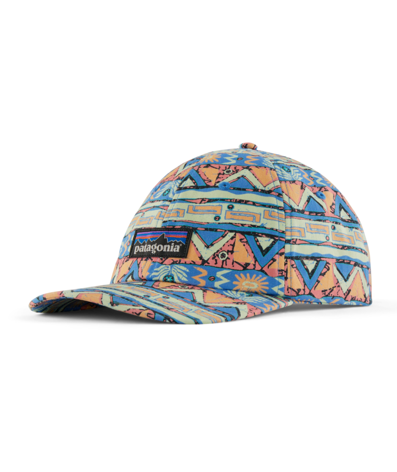 Patagonia P-6 Label Trad Cap BIFL Birch White w/Fleck Blue