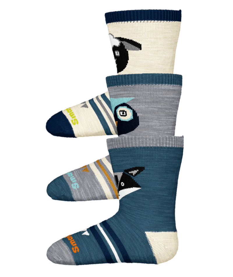 Smartwool Toddler Trio Socks G74 Twilight Blue