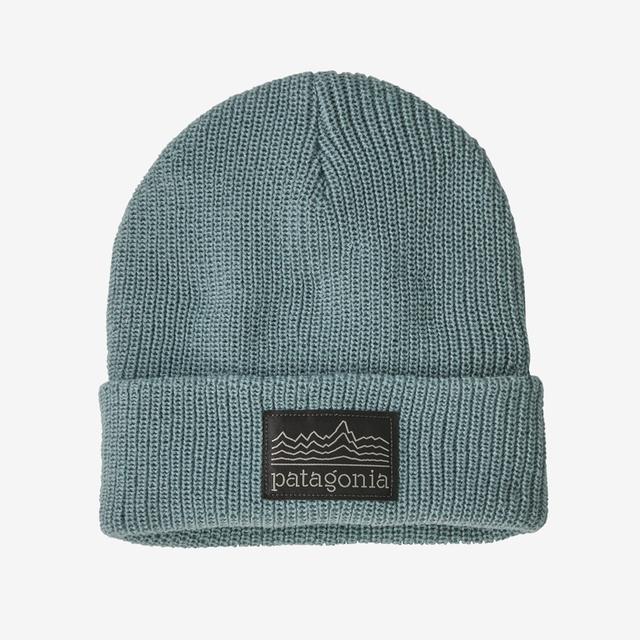 Patagonia Kids Logo Beanie STTL Strata Stencil: Thermal Blue
