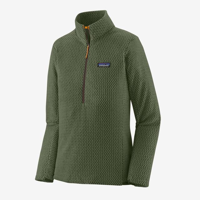 Patagonia Women&#39;s R1 Air Zip Neck TPGN Torrey Pine Green