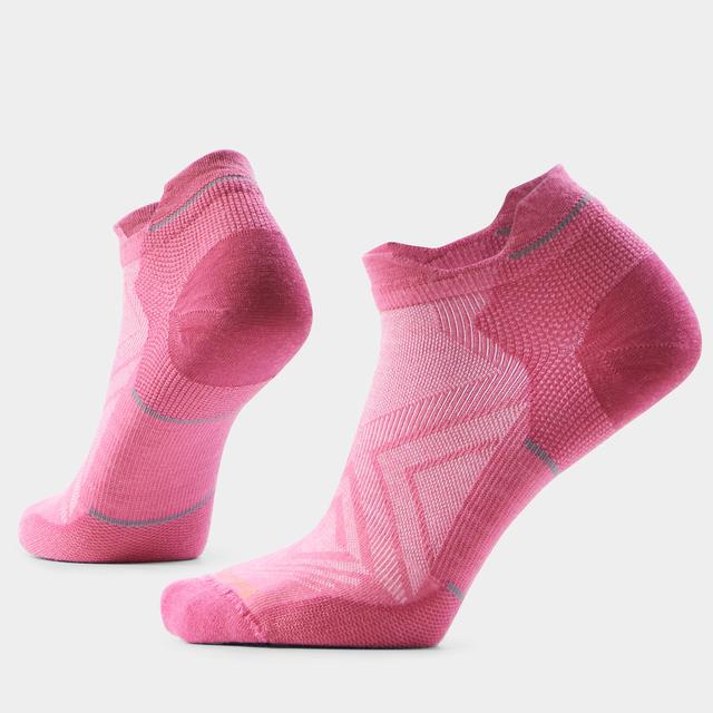 Smartwool Womens Run Zero Cushion Low Ankle Socks N71 Garden Pink