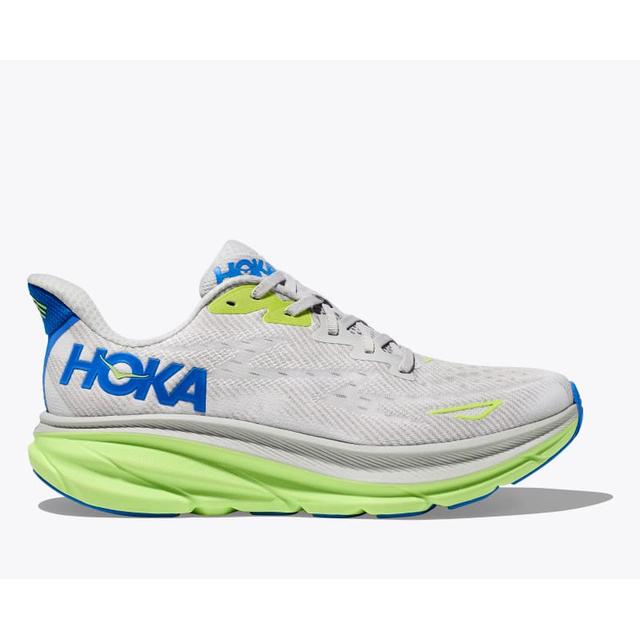 Hoka Mens Clifton 9 Wide STLC Stardust / Electric Cobalt