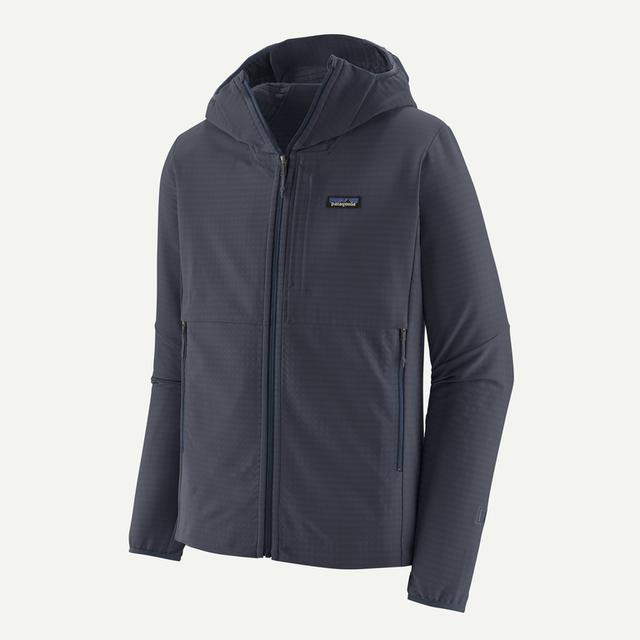 Patagonia Mens R1 TechFace Hoody SMDB Smolder Blue