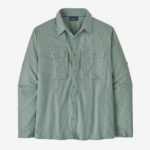 Patagonia M LS Self Guided Sun Shirt TBL Thermal Blue / M