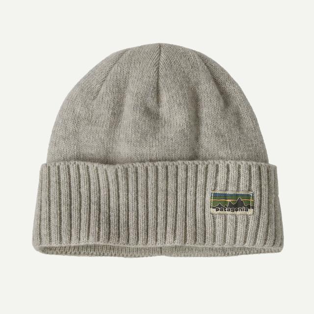 Patagonia Brodeo Beanie OG Legacy Label: Crisp Grey