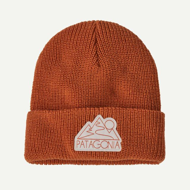Patagonia Kids Logo Beanie ZSRL Zs and Ss: Redtail Rust