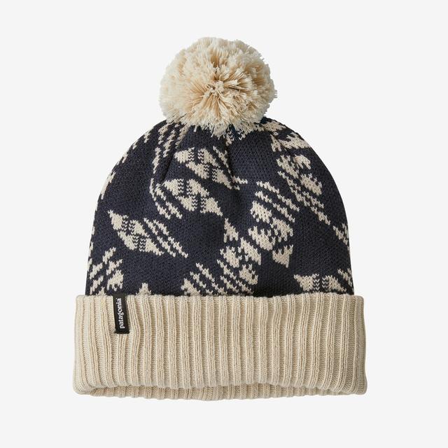Patagonia Powder Town Beanie SFLB Synched Flight: Smolder Blue