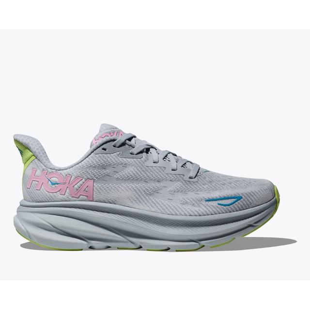 Hoka Women&#39;s Clifton 9 - Wide GLLS Gull/Sea Ice