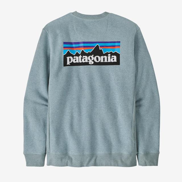 Patagonia Men&#39;s P-6 Logo Uprisal Crew Sweatshirt TBL Thermal Blue / M