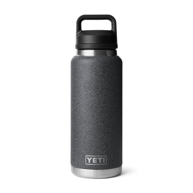 Yeti Rambler 36 oz Bottle with Chug Cap Black Stone