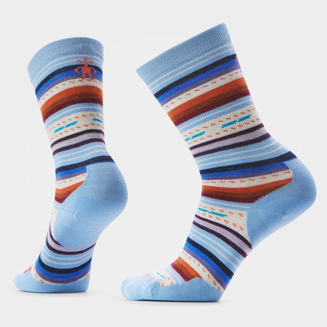 Smartwool Womens Everyday Margarita Crew Socks N75 erene Blue / S