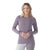 Smartwool Womens Classic Thermal Merino Base Layer Crew N81 Chalk Violet Heather