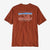 Patagonia Men's '73 Skyline Organic T-Shirt BURR Burnished Red