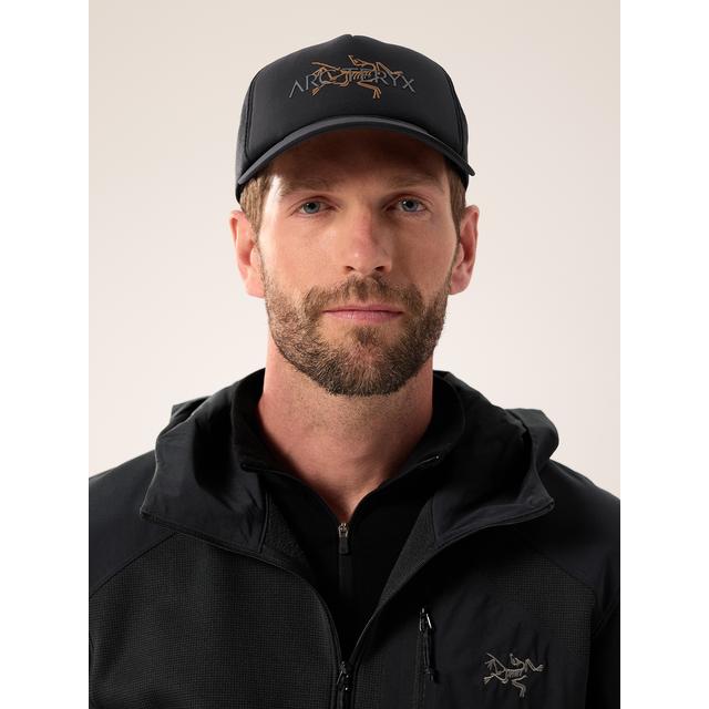 Arcteryx Bird Word Trucker Hat 24K Black