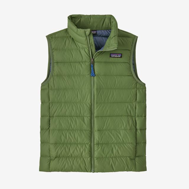 Patagonia Kids&#39; Down Sweater Vest TNGR Terrain Green